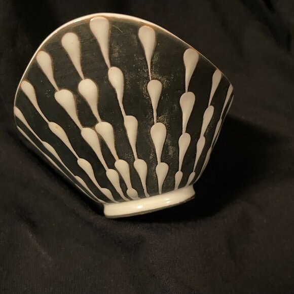 Scandinavian Mid Century Modern Design Ceramic Bowl Dipping Bowl Candy Bowl GUC - Picture 7 of 14